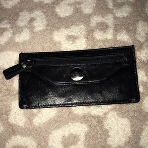 Black Kenneth Cole Reaction flat wallet